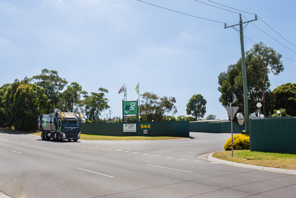 KS Environmental fleet of waste management vehicles