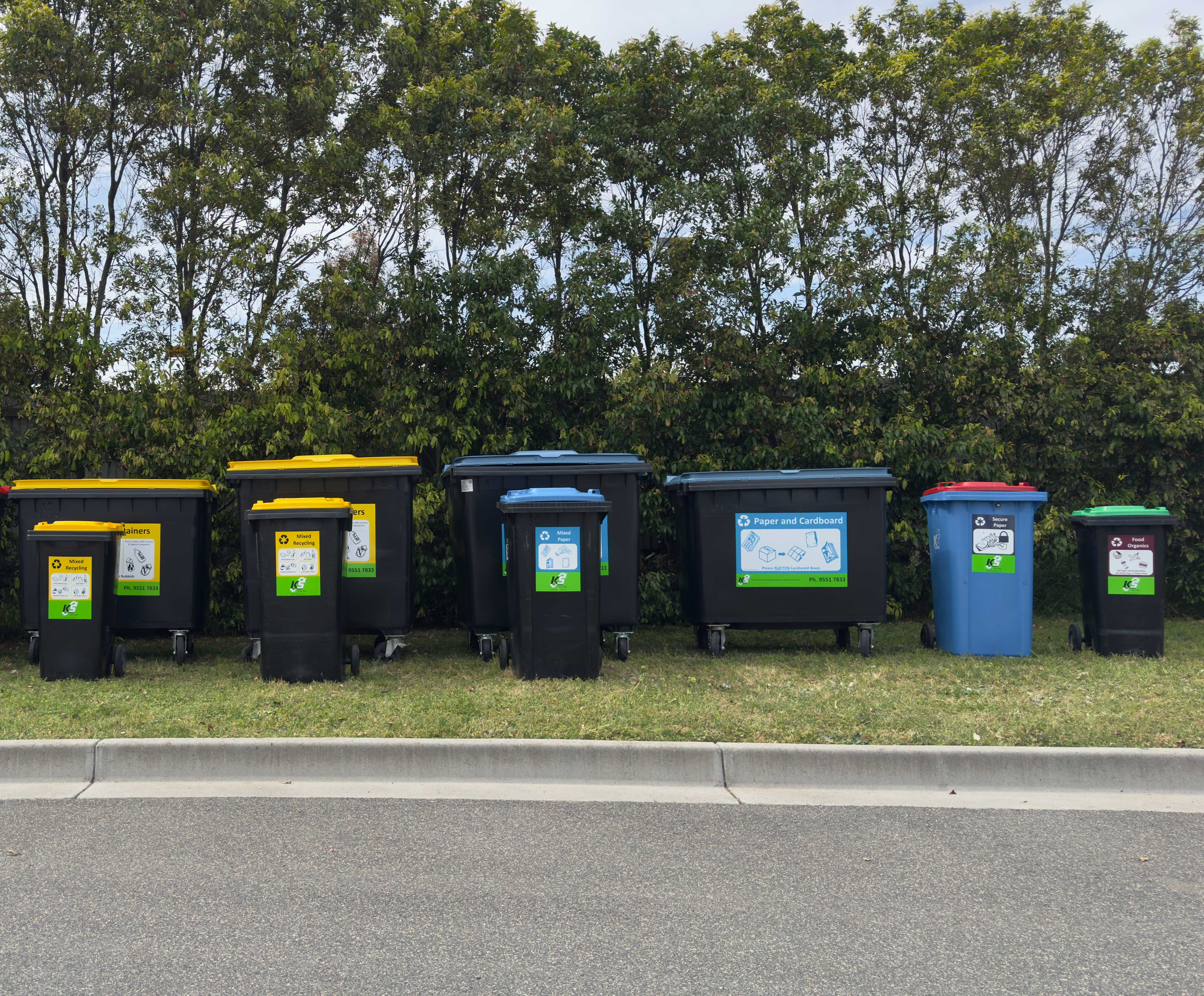 KSE commercial waste bins range