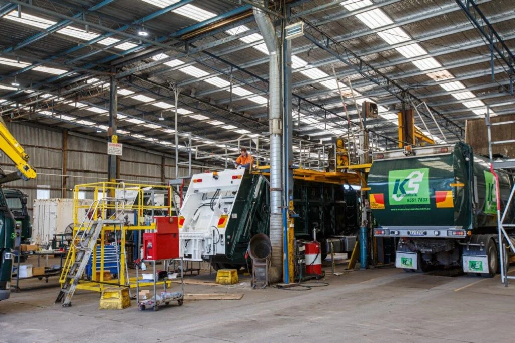 KS Environmental workshop interior view